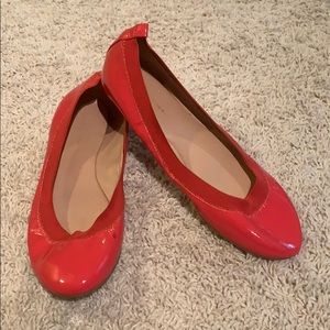 Bright pink Banana Republic ballerina flats